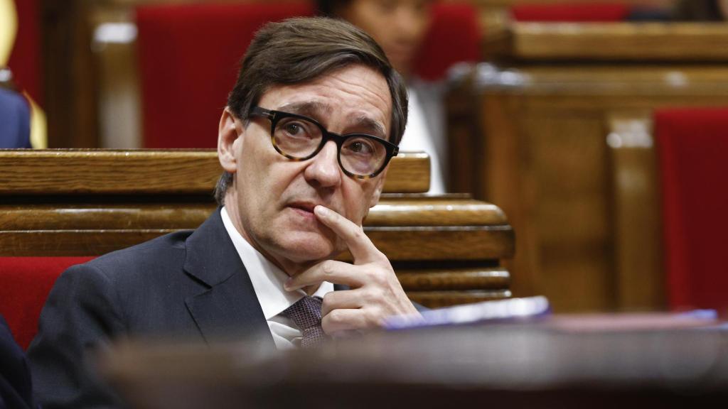 El presidente de la Generalitat , Salvador Illa