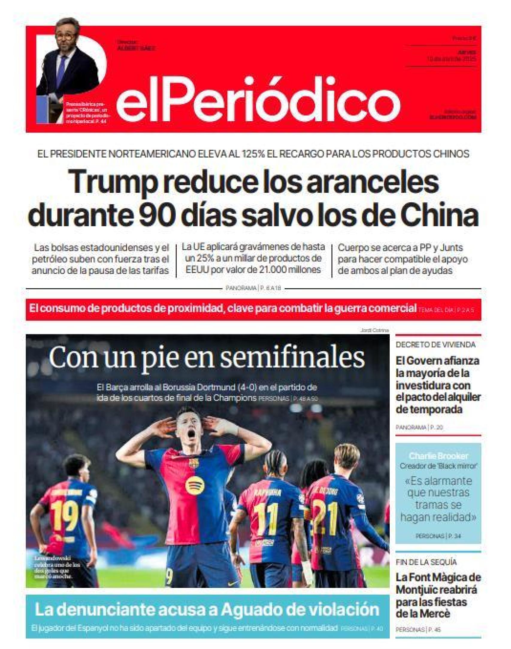 Portada El Periódico