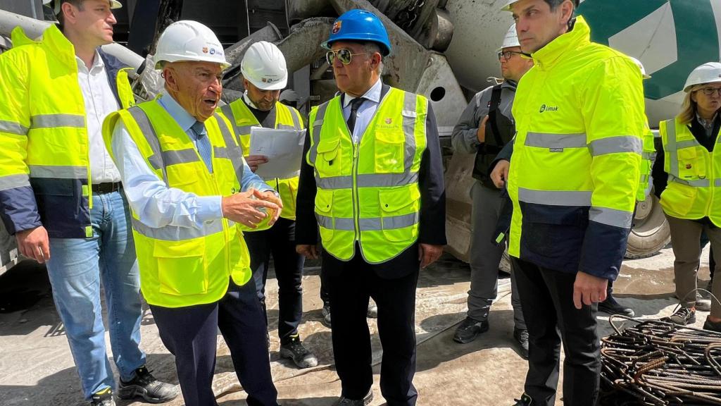 Joan Laporta, Nihat Özdemir y los últimos avances en las obras del Camp Nou