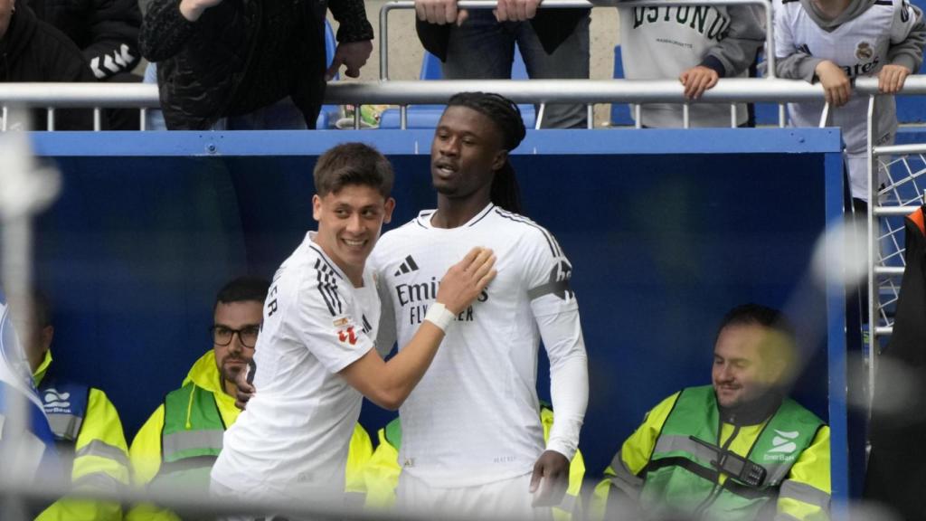 Camavinga, tras marcar su gol al Alavés