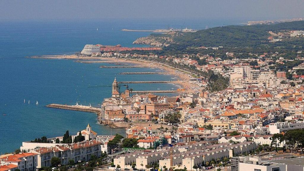 Vista aérea de Sitges