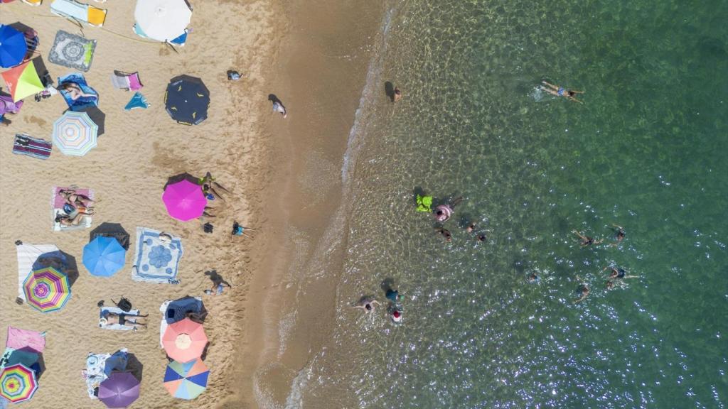 Turistas en la Costa Brava, Cataluña, en una imagen de archivo