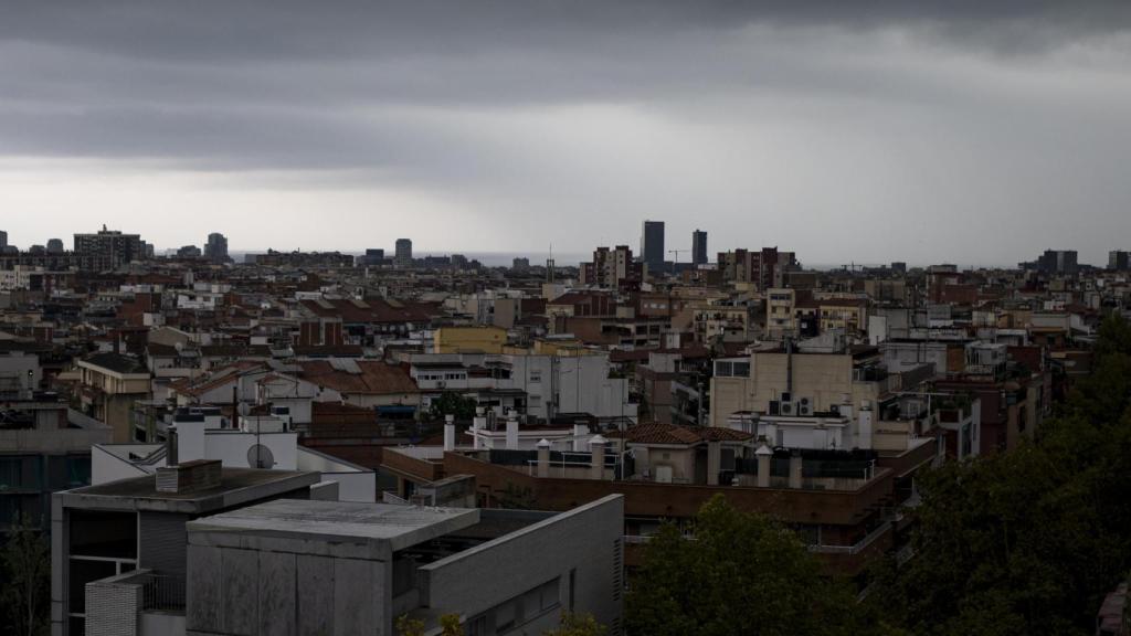 Cielo nublado en Barcelona
