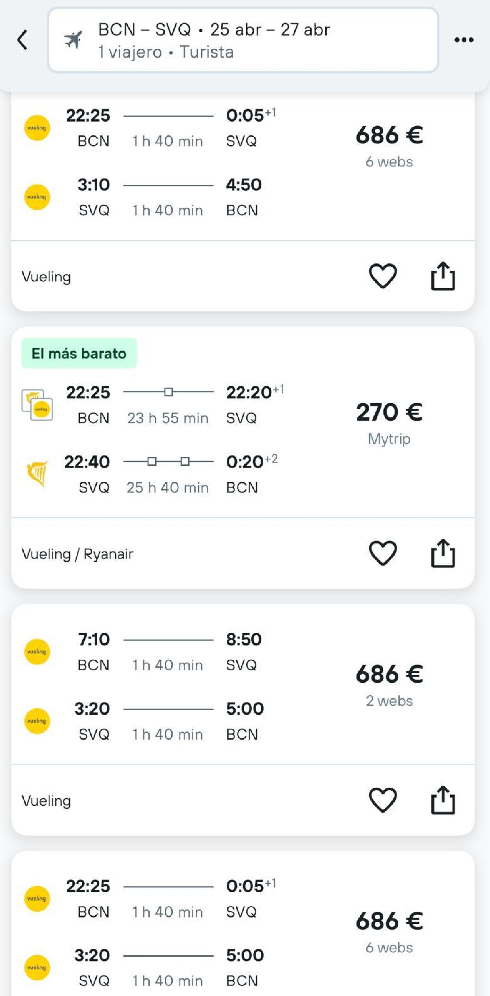 Precio de los vuelos para ir a ver la final de la Copa del Rey entre Barça y Madrid