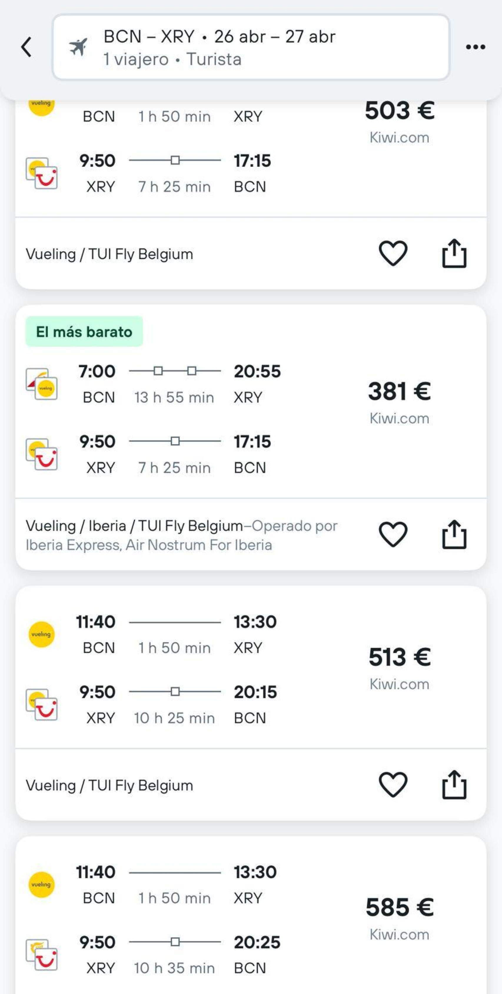 Vuelos a Jerez para ir a ver la final de la Copa del Rey (1)