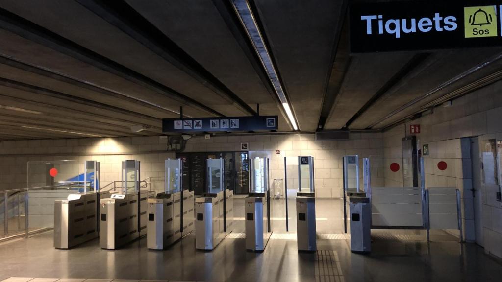 Imágenes del apagón en Barcelona
