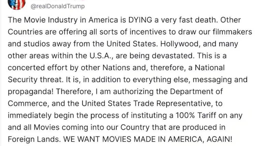 Mensaje de Trump