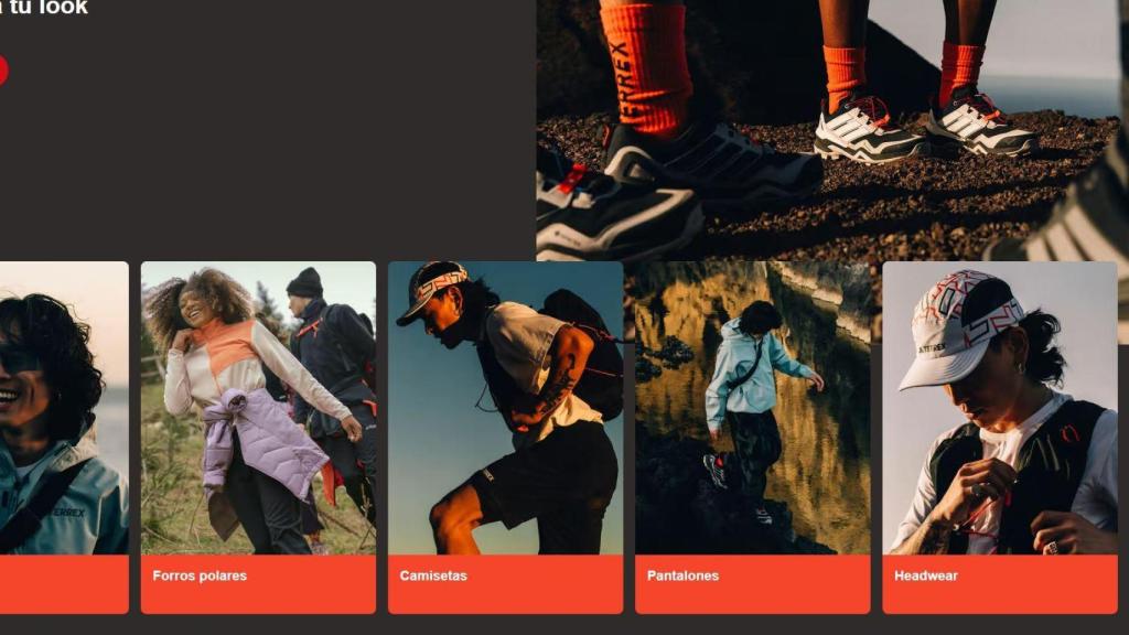 Captura de pantalla de la web Deporvillage