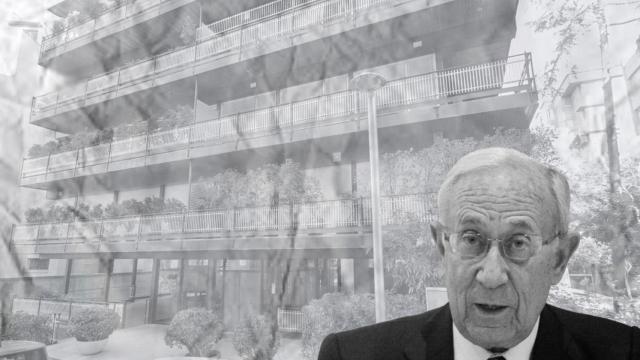 Jordi Segarra ante el edificio de la calle Raset de Barcelona