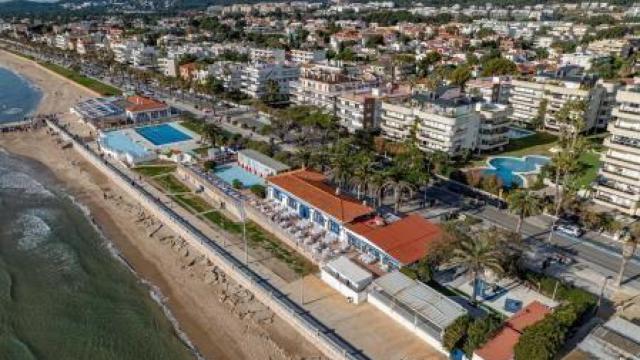 Vista aérea del Club de Mar de Sitges