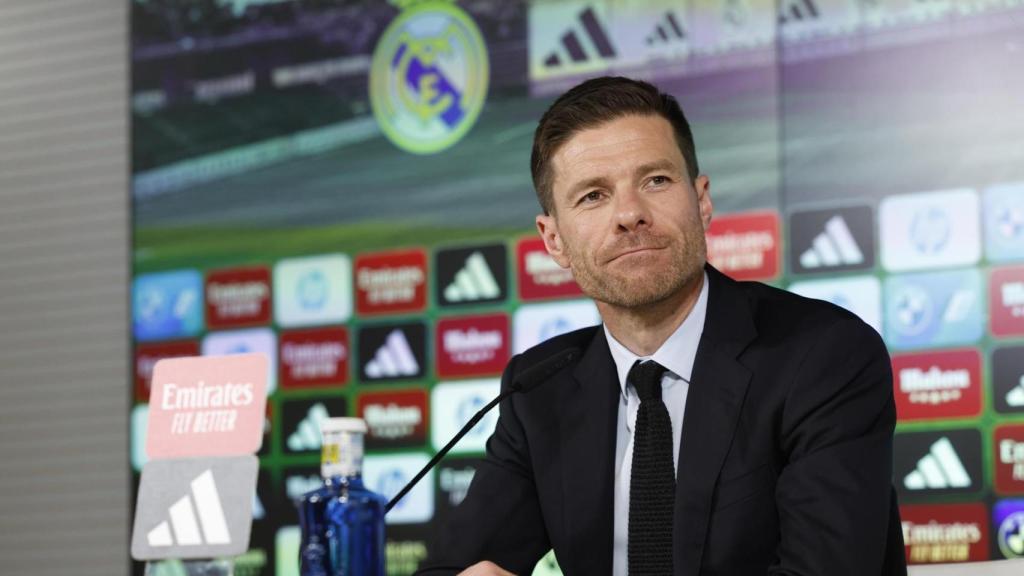 Xabi Alonso, en su presentación como nuevo entrenador del primer equipo