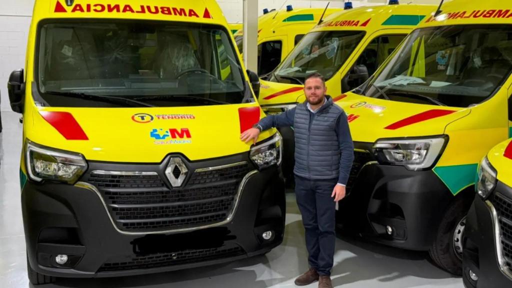 Cristian Tenorio, administrador de Ambulancias Tenorio