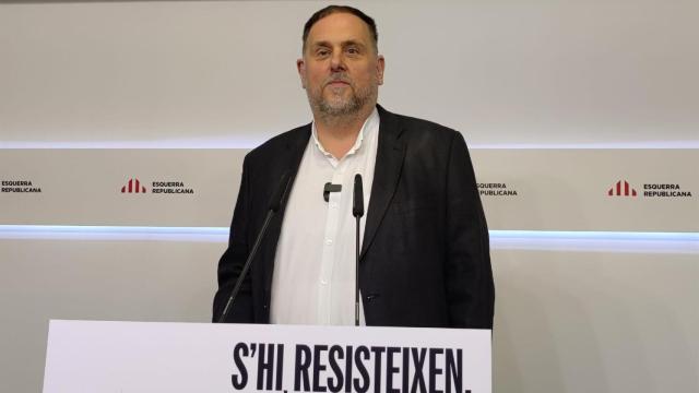 El presidente de ERC, Oriol Junqueras