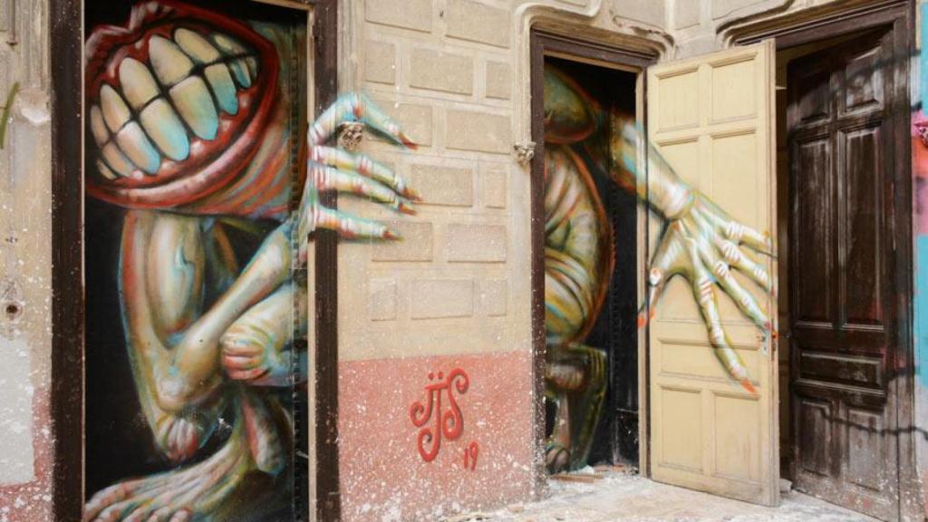 Arte urbano en la Torre del Conde de Fígols