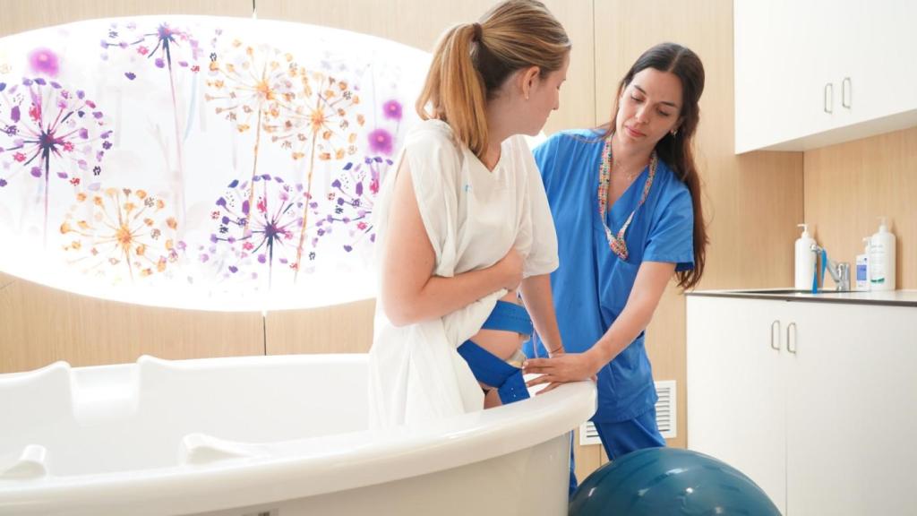 Una sala de partos equipada con Smart Part en el Hospital Vall d'Hebrón