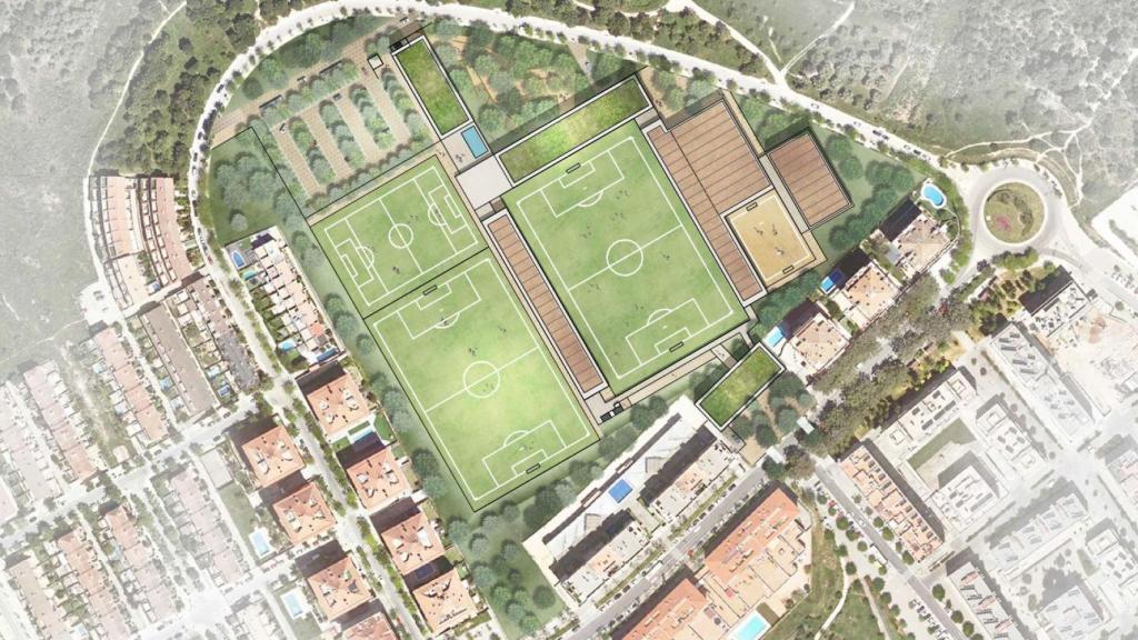 Render de la Casa del Fútbol Català