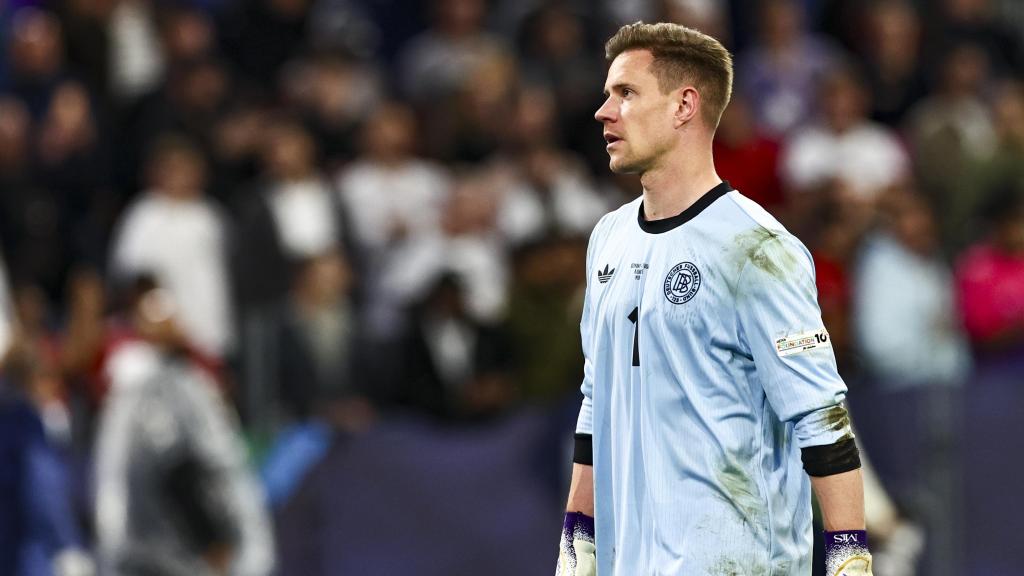 Ter Stegen, durante la eliminación de Alemania contra Portugal en la Nations League