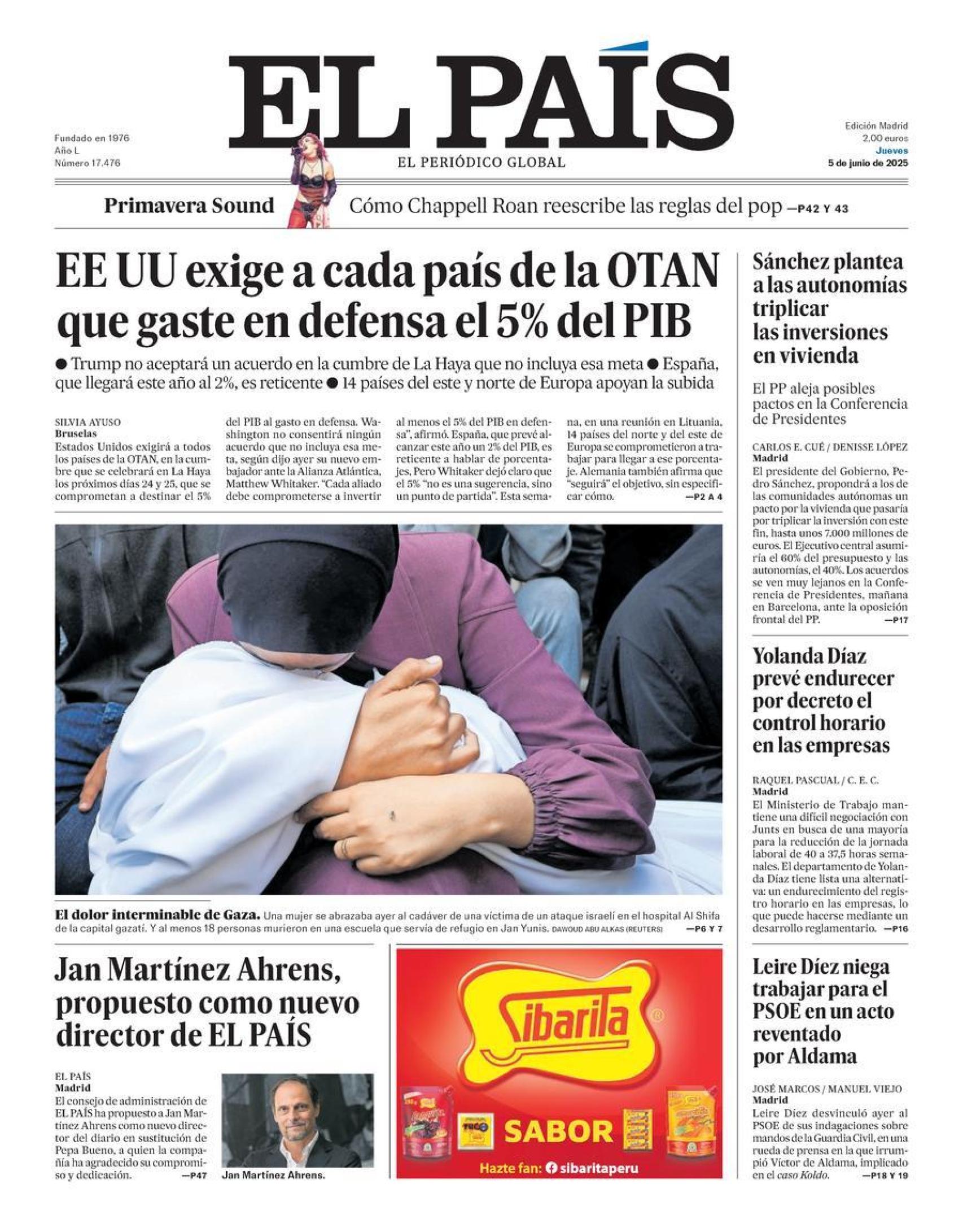 Portada El País