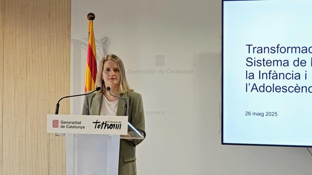 La 'consellera' Mònica Martínez, durante la presentación de la nueva DGPPIA, en mayo de 2025
