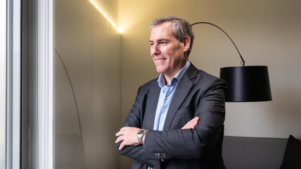 Emili Rousaud, presidente y fundador de Factor Energia, en sus oficinas de Barcelona
