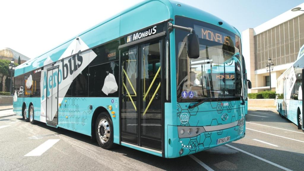 Un autobús del servicio Aerobús