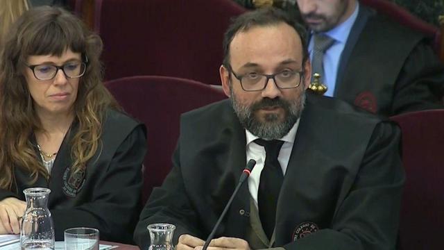 Benet Salellas, durante el juicio del 'procés' en el Tribunal Supremo