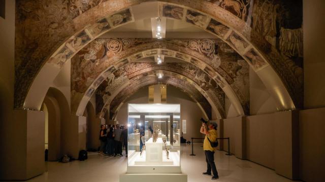 Las pinturas murales de Sijena expuestas en el MNAC