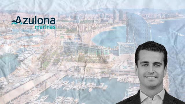 Alejandro Entrecanales, Marina Vela y el logo de Azulona Marinas