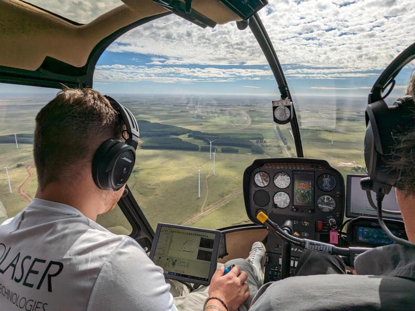 Los técnicos de Aerolaser System emplean alta tecnología para detectar al detalle y en tiempo real cualquier fallo en las infraestructuras