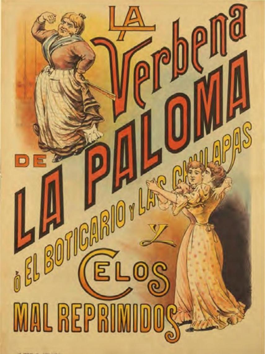 Cartel 'La verbena de la Paloma' (1894)