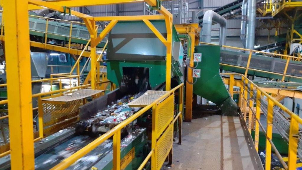 Imagen de una planta de reciclaje
