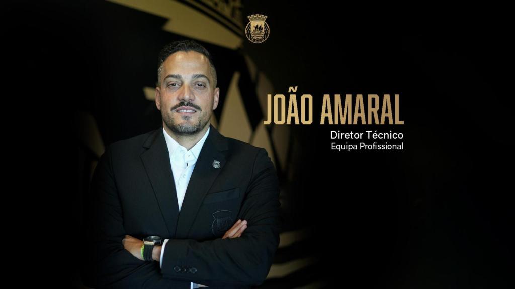 Joao Amaral, en su presentación como director técnico del Rio Ave FC