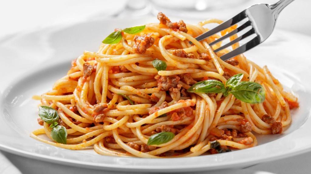 Espaguetis con tomate