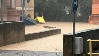 Imagen del área de laboratorio del Hospital de Vilafranca anegada