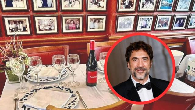 Fotomontaje Restaurante Salamanca y Javier Bardem
