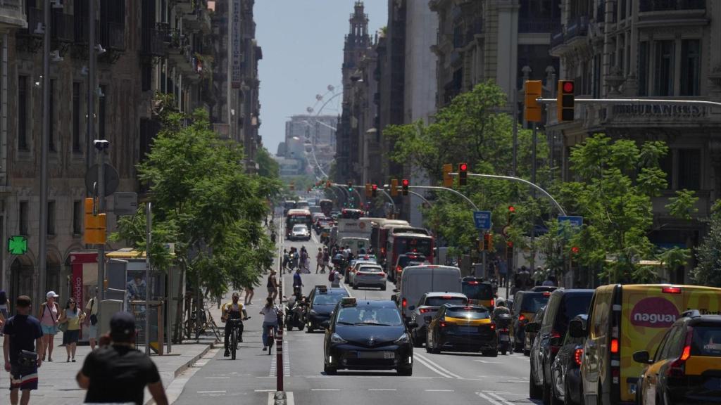 Vía Laietana tras la reforma