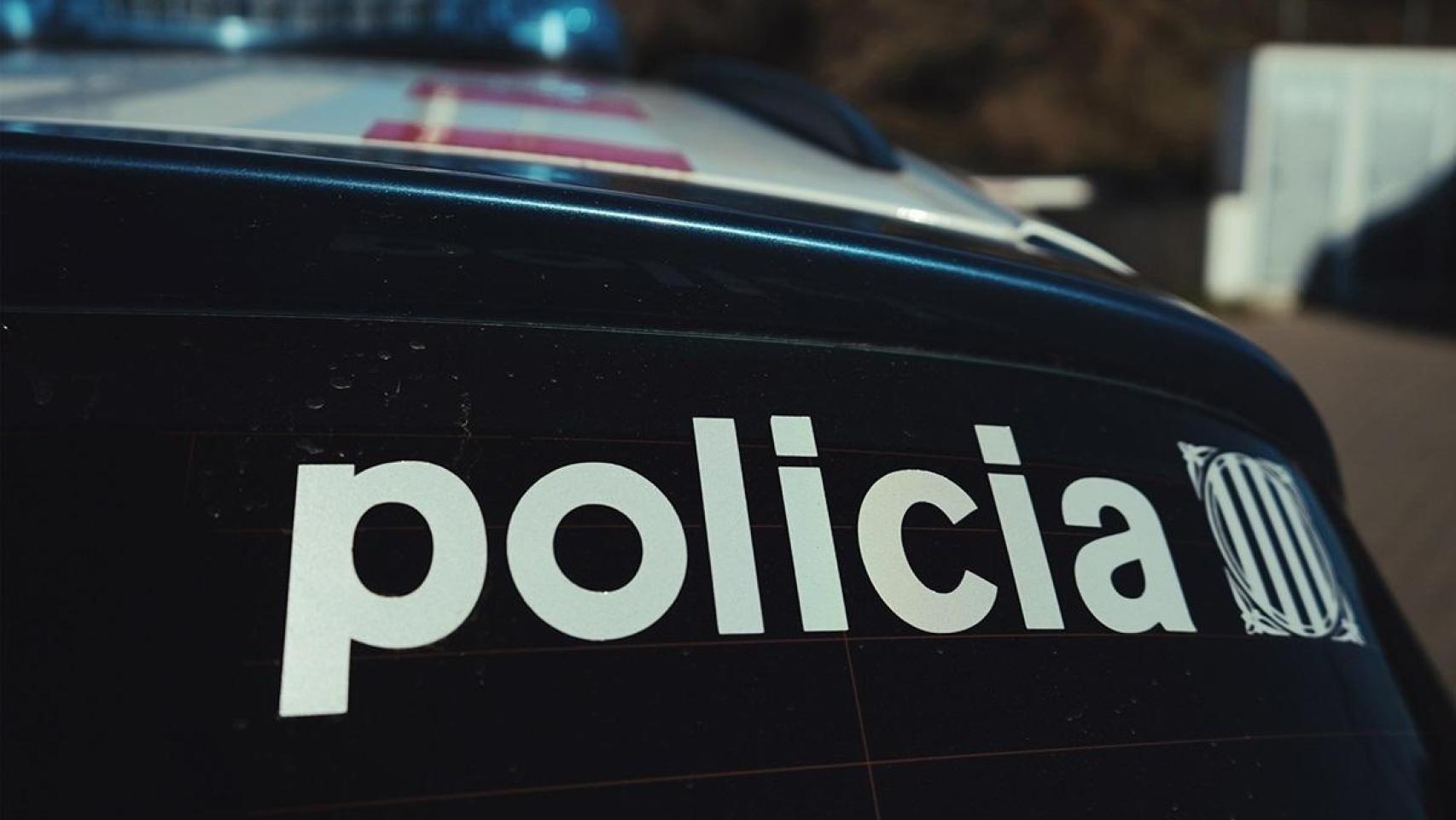 Parte trasera de un coche de los Mossos d'Esquadra