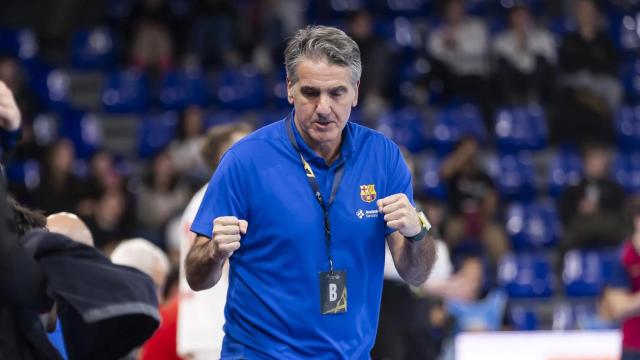 Carlos Ortega, entrenador del Barça de balonmano