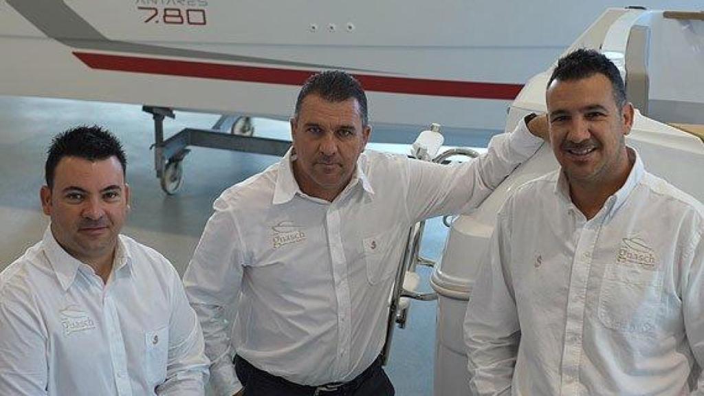 La familia Guasch, dueños de Náutica Hermanos Guasch