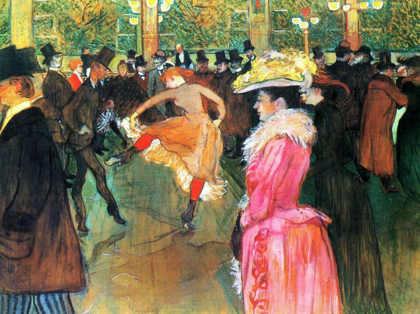 'En el Moulin Rouge, el baile' (1890), de Henri Toulouse-Lautrec