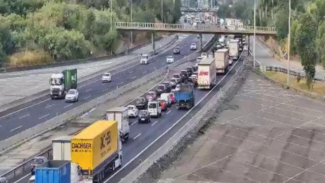 Las retenciones en carreteras catalanas esta mañana