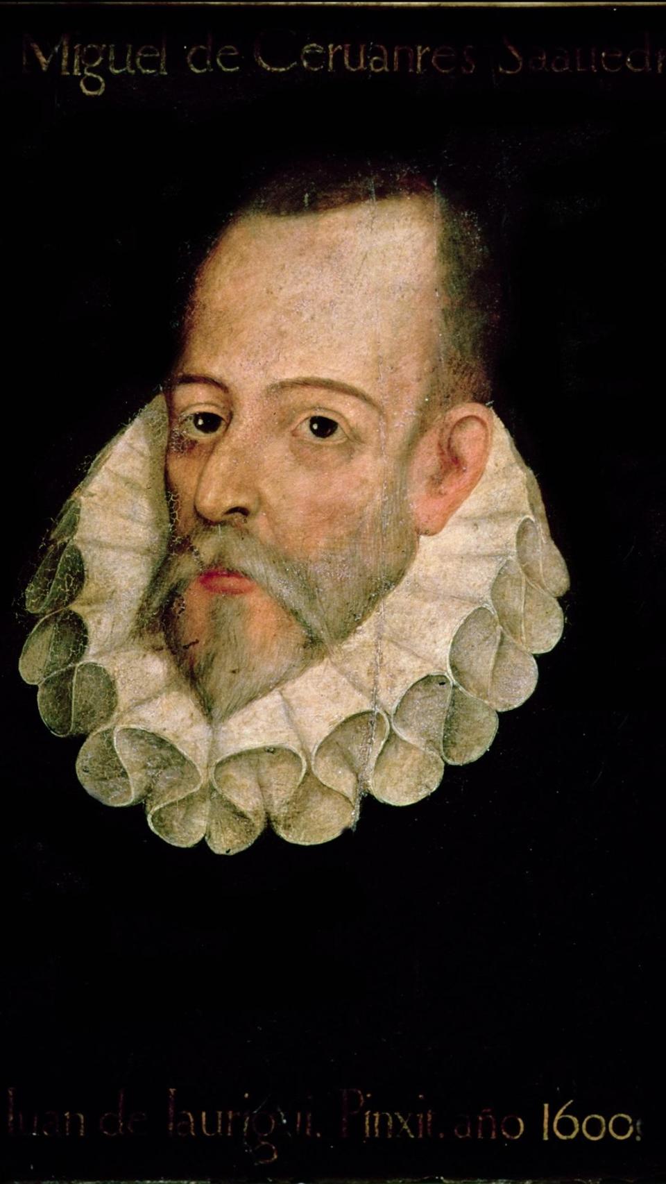 Presunto retrato de Cervantes atribuido a Juan de Jáuregui.