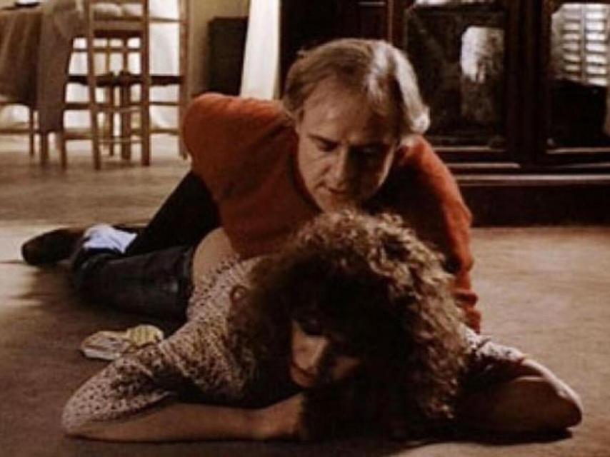 Brando y Schneider en la escena de 'El último tango en París'