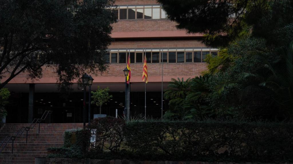 Fachada de la Conselleria de Educación, en Barcelona