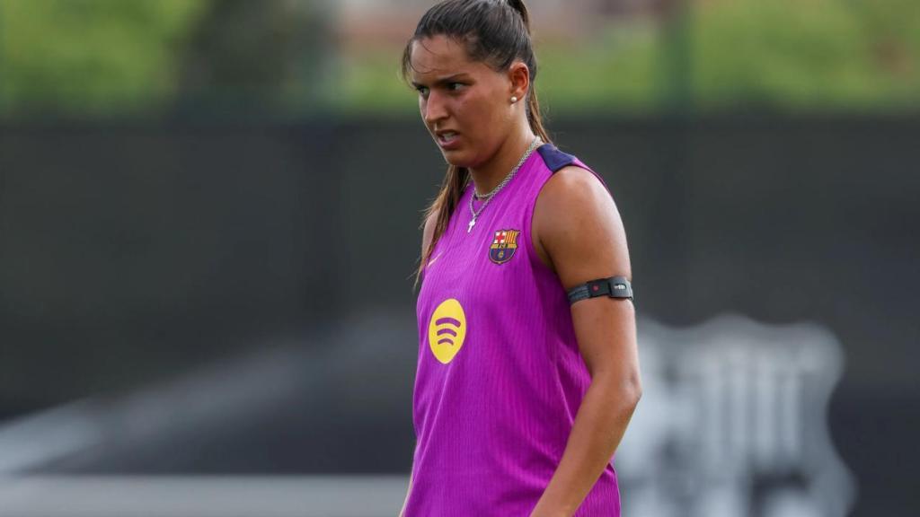 Kika Nazareth se vuelve a entrenar con el Barça Femenino, después de cuatro meses de lesión