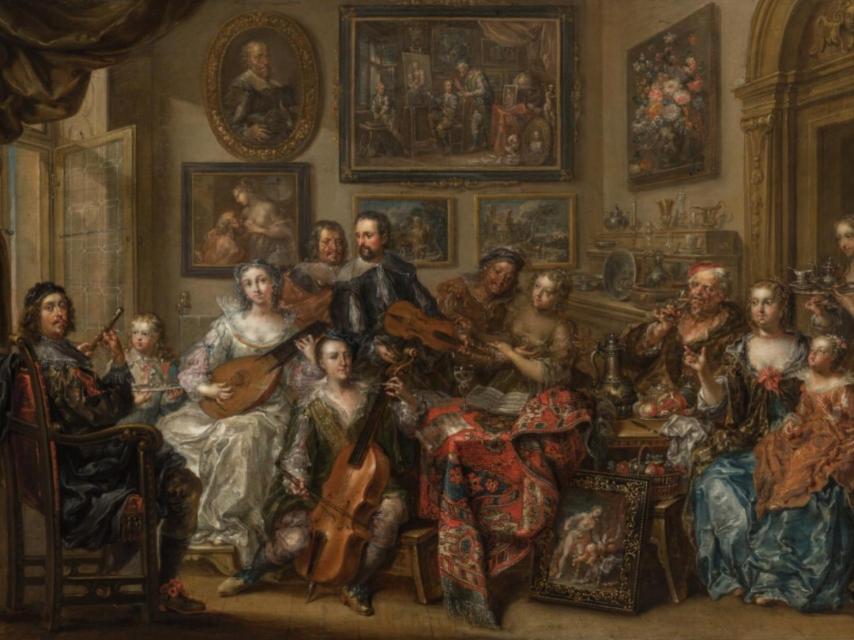 Reunión musical, de Johann Georg Platzer.