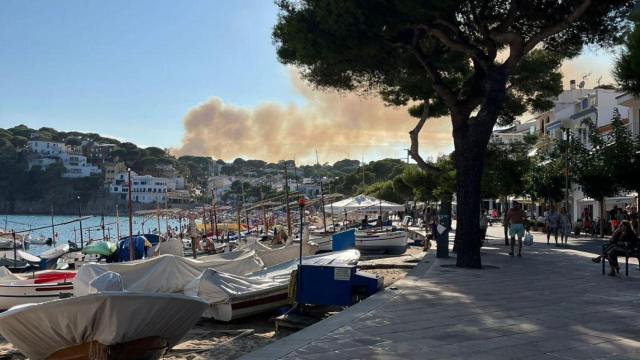 Incendio en Mont-ras