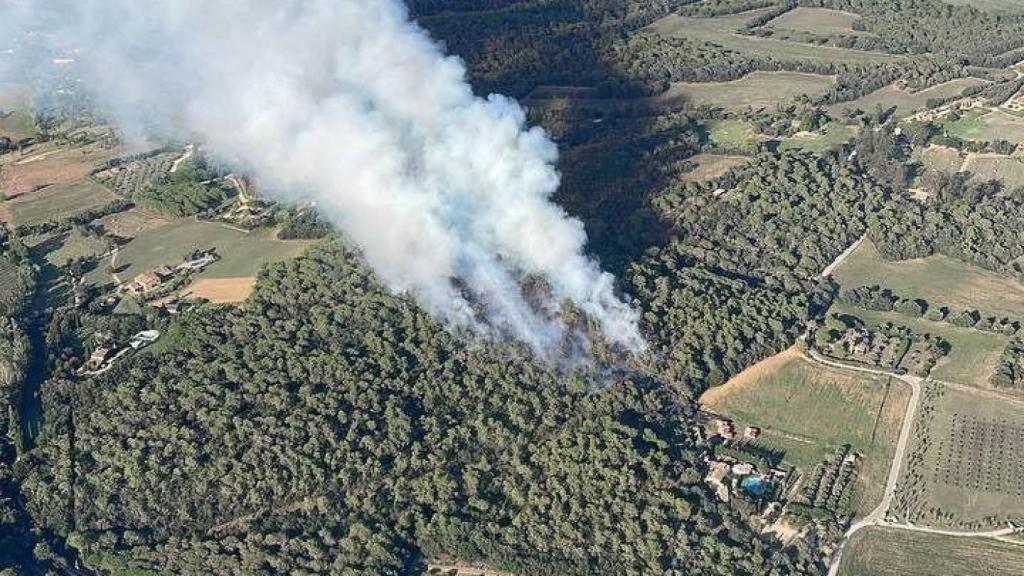 Incendio en Mont-ras (imagen de archivo)