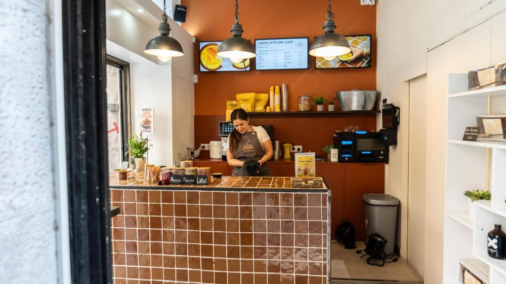 La tienda de crema catalana Sucre Cremat