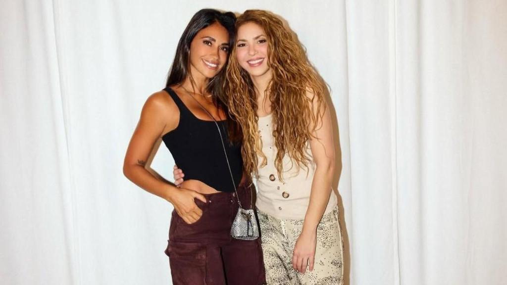 Antonella Roccuzzo y Shakira juntas en Miami
